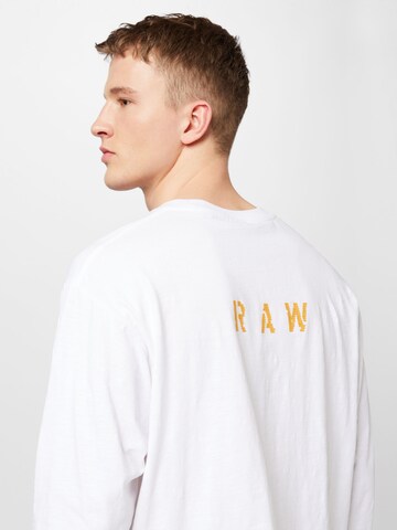 T-Shirt G-Star RAW en blanc