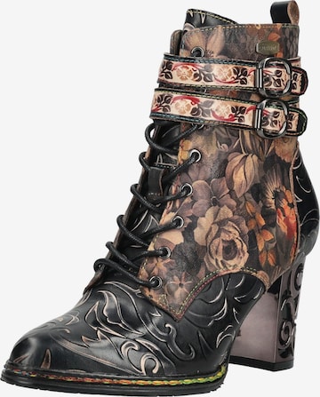 Laura Vita Stiefelette in Schwarz: Vorderseite