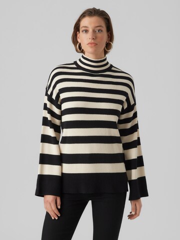 VERO MODA Sweater 'Hermosa' in Black: front
