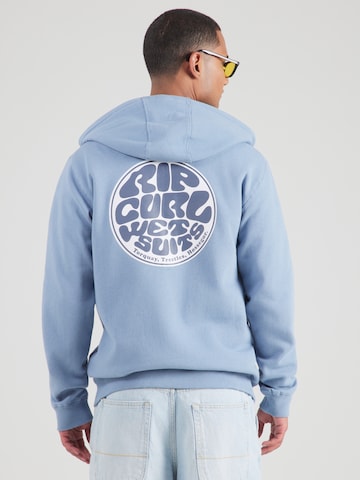 RIP CURL - Sudadera con cremallera deportiva 'WETTIE PASSAGE' en azul: frente