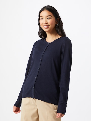 ESPRIT Knit Cardigan in Blue: front