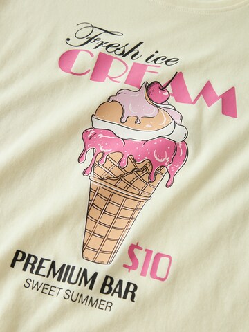 NAME IT Shirt 'NKFVIOLET' in Yellow