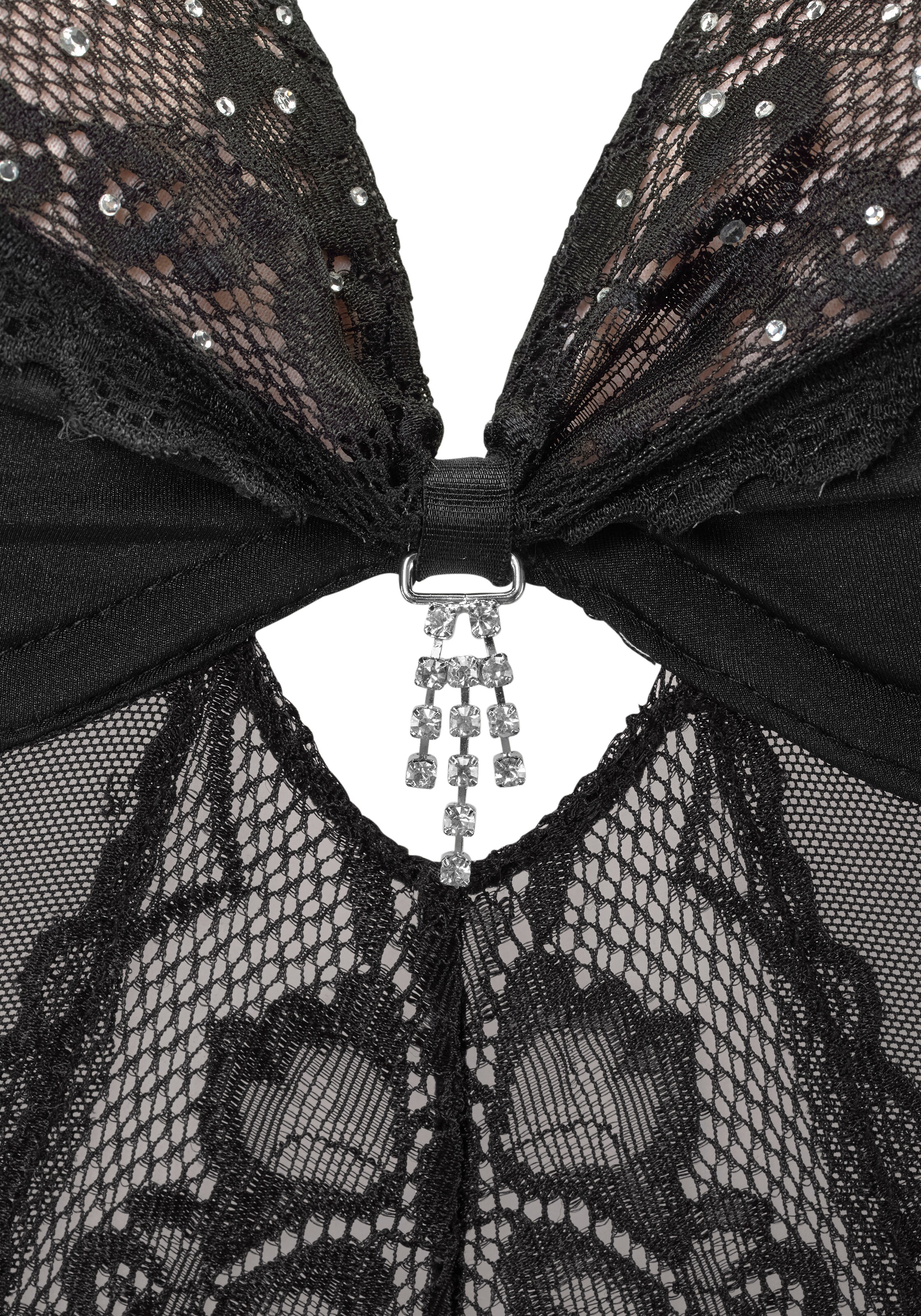 LASCANA Push-up-Corsage in Schwarz