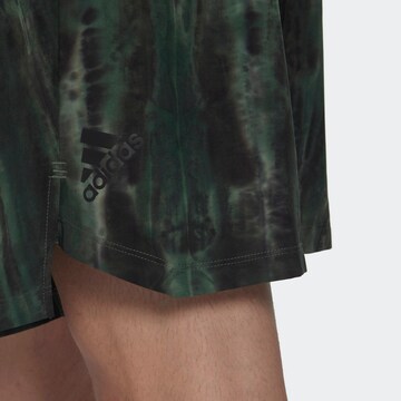 ADIDAS SPORTSWEAR Обычный Спортивные штаны 'Workout Dye' в Зеленый