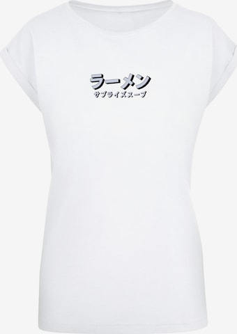Merchcode Shirt 'Torc - Ramen Soup' in Wit: voorkant