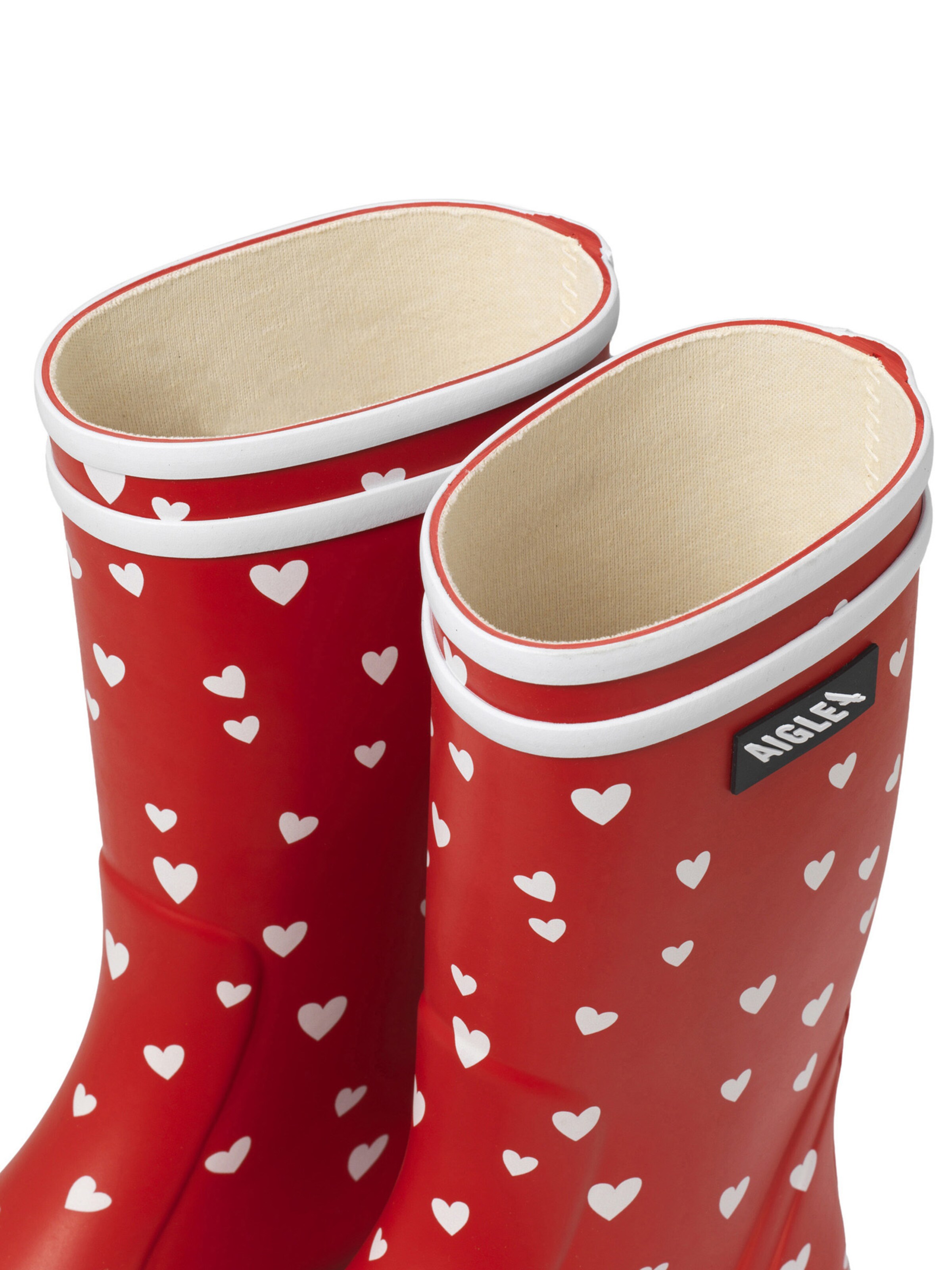 Botine 'Lolly Pop Play' de la AIGLE pe roșu