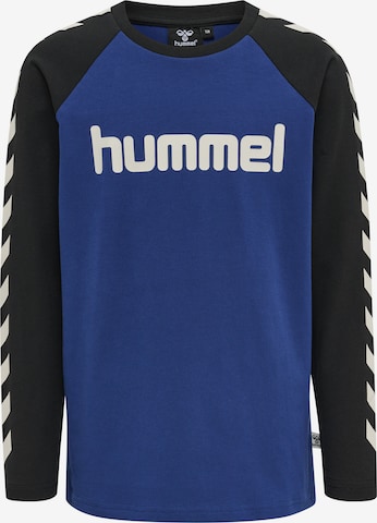 T-Shirt fonctionnel Hummel en bleu : devant