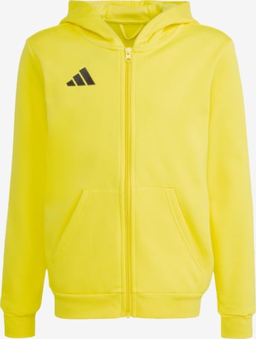 Veste de survêtement 'Entrada26' ADIDAS PERFORMANCE en jaune : devant
