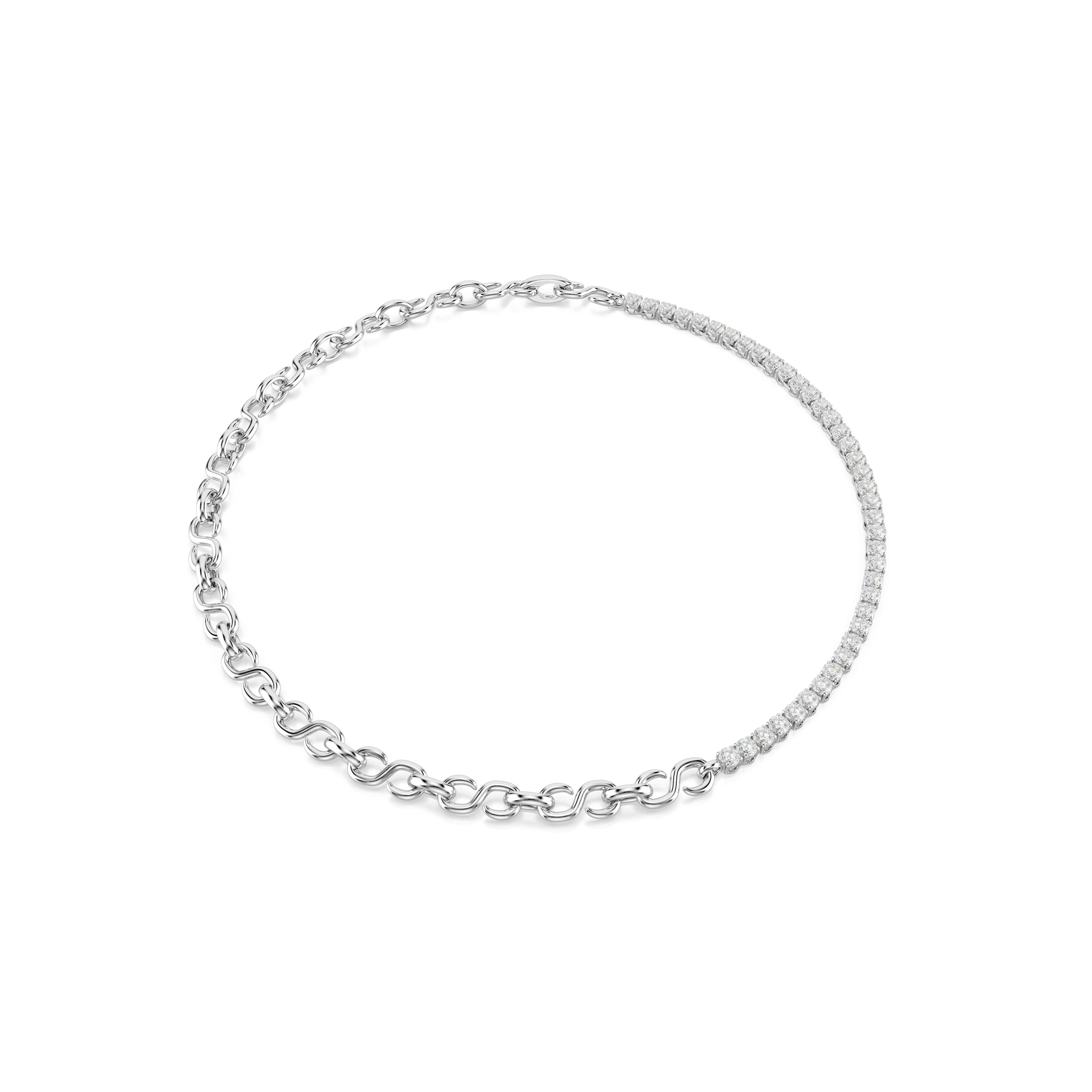 Swarovski Řetízek 'MATRIX' – stříbrná: přední strana