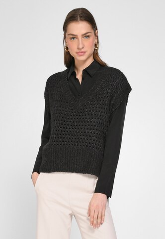 Pull-over tRUE STANDARD en noir : devant