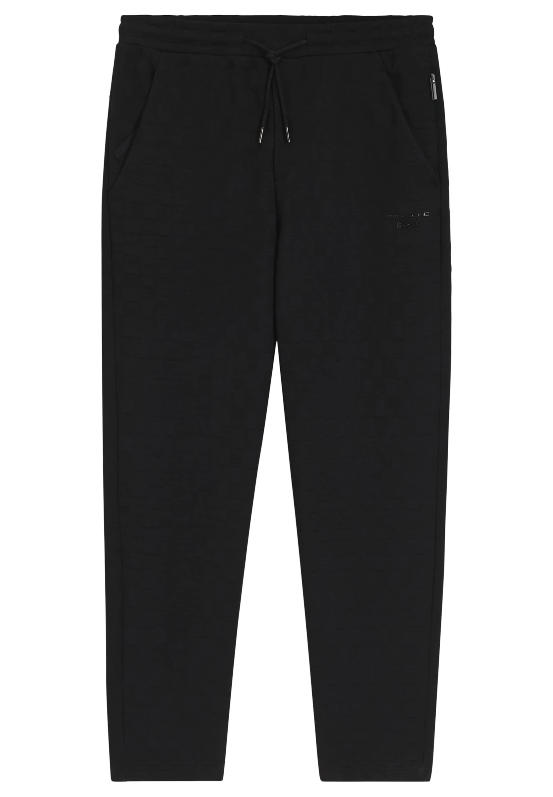 BOSS Regular Hose ' Porsche x BOSS' in Schwarz: Vorderseite