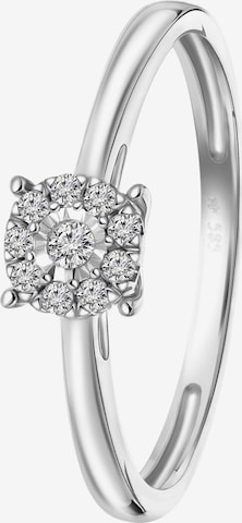 Lucardi Ring in Zilver: voorkant