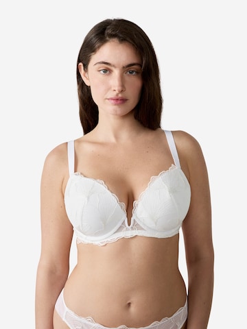 T-shirt Reggiseno 'Gamme' di ETAM in bianco: frontale