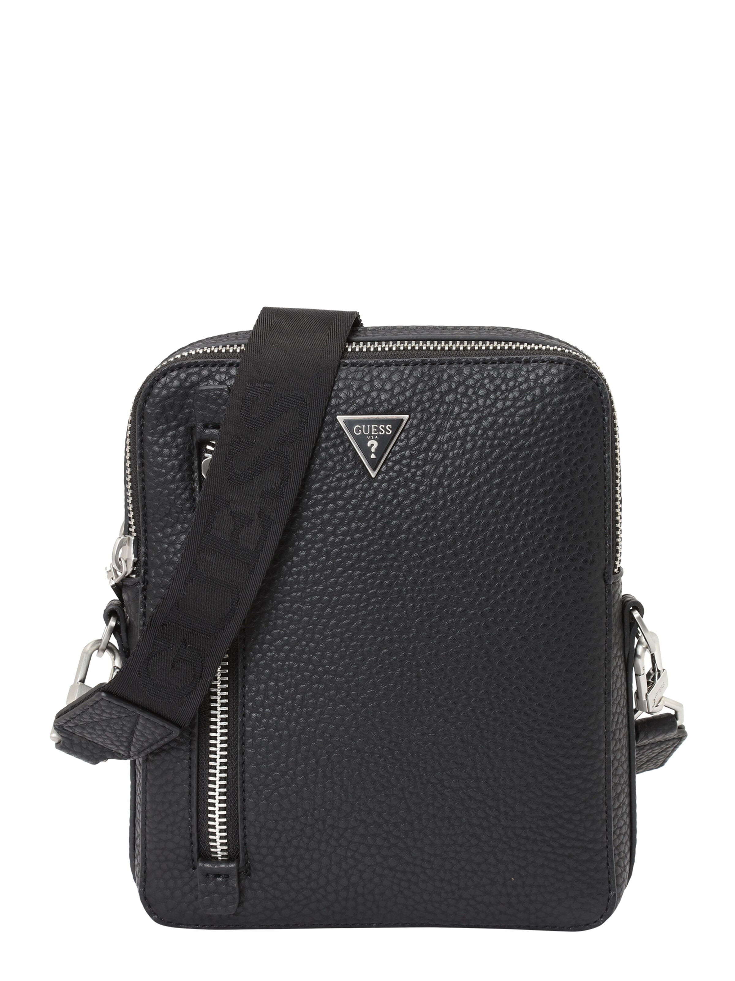 GUESS Taška cez rameno 'Torino' - Čierna: predná strana