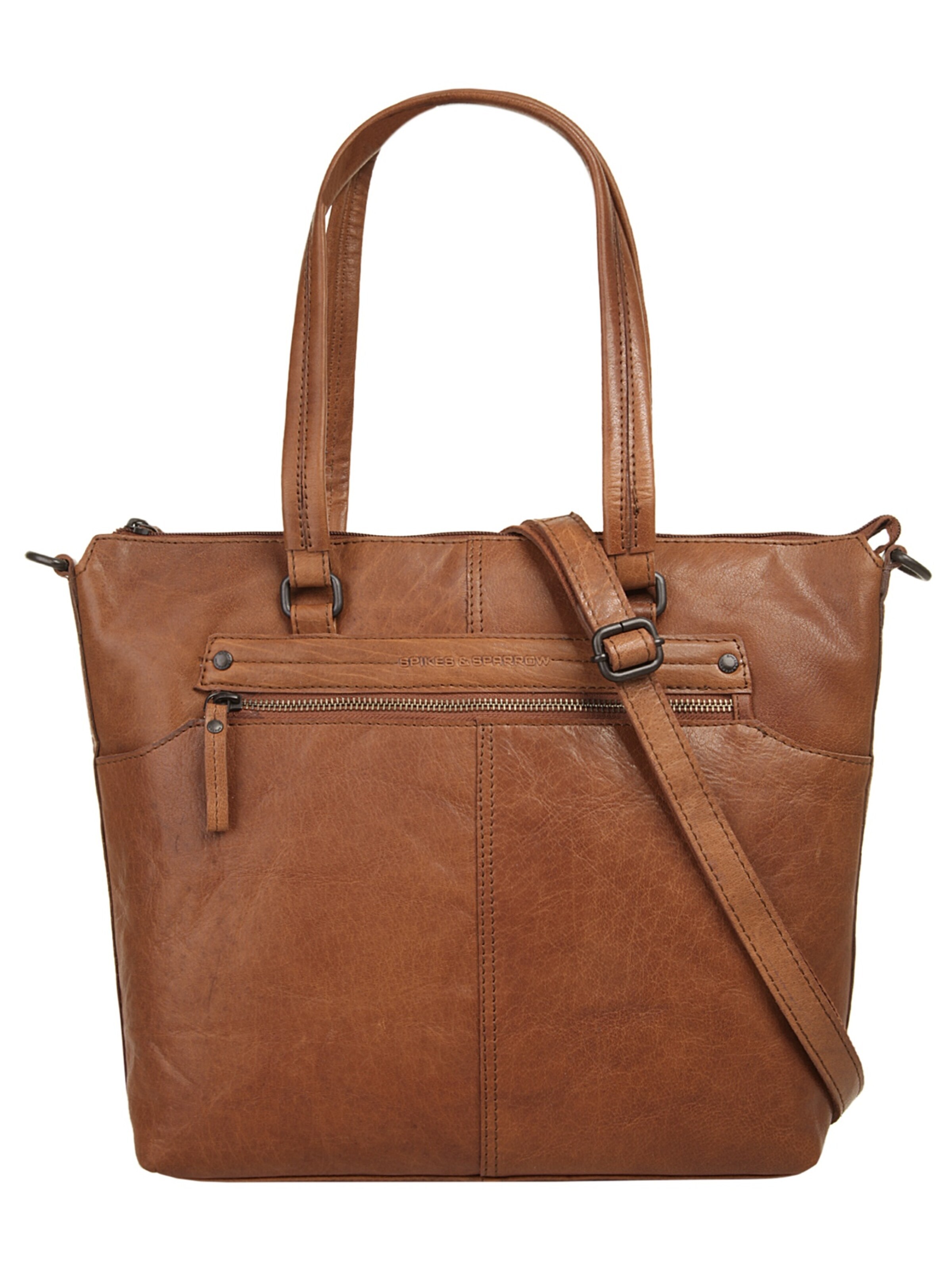 Spikes & Sparrow - Shopper en marrón: frente