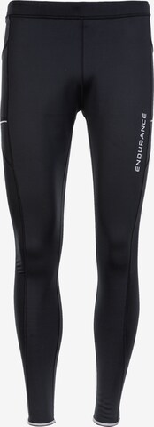 ENDURANCE Skinny Leggings 'Energy' in Schwarz: predná strana