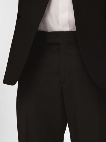 Coupe slim Pantalon à plis SELECTED HOMME en noir