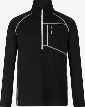 PROTEST Sportsweatshirt 'PRTRekody' in Schwarz: Vorderseite