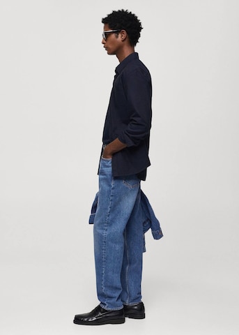 MANGO MAN Regular Jeans in Blauw