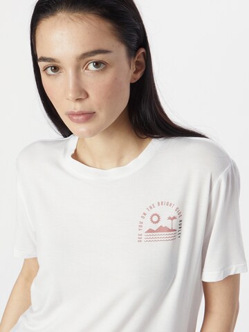 HurleyTehnička sportska majica 'Bright Side' - bijela boja