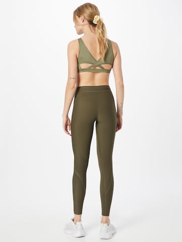 Casall Skinny Sports trousers in Green