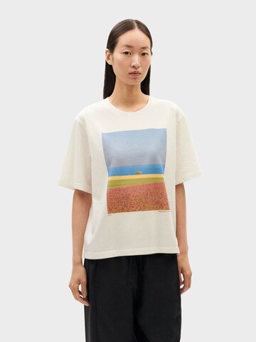 Thinking MU - Camisa 'Lucia' em branco: frente