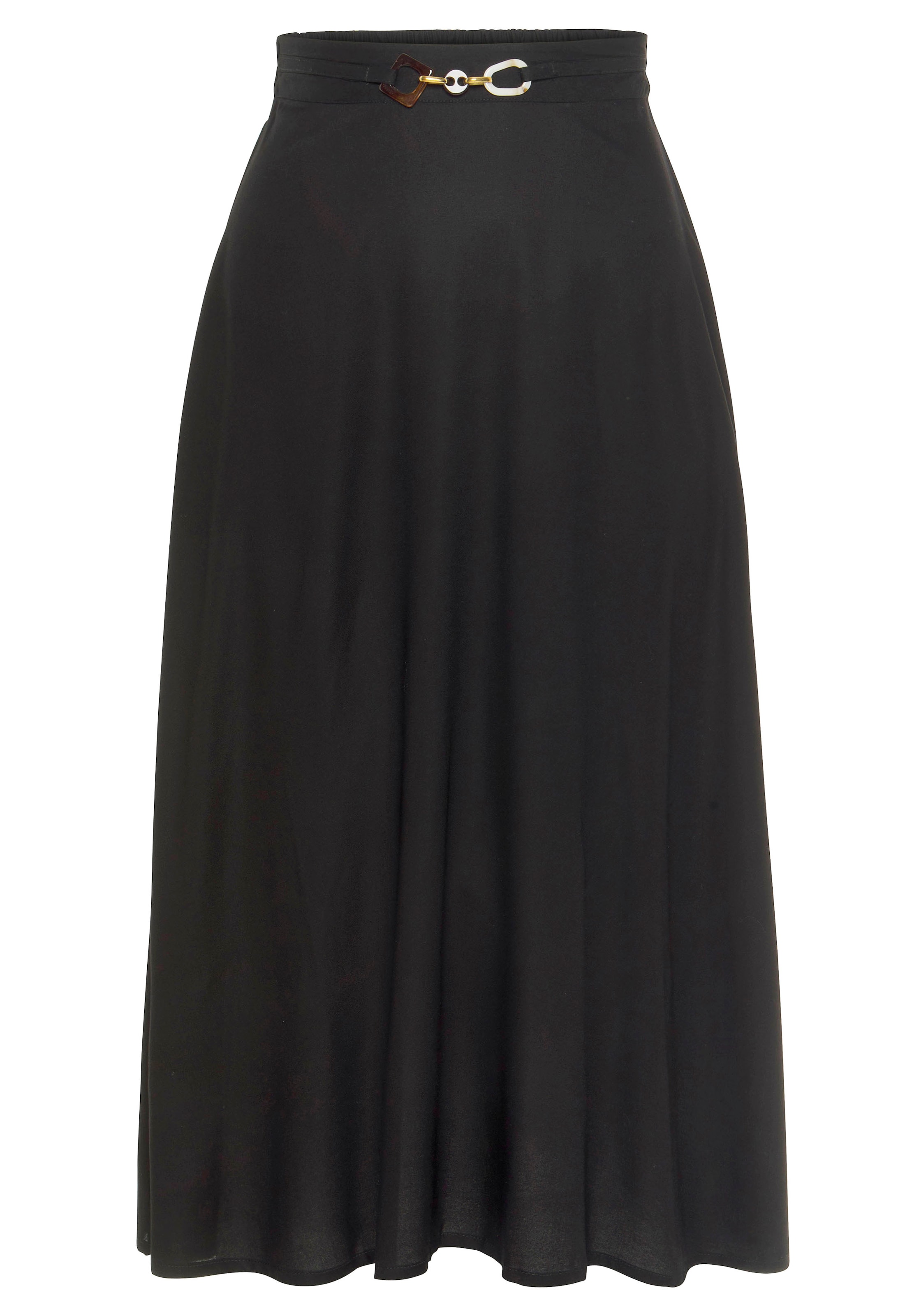 LASCANA Rock in Schwarz: Vorderseite