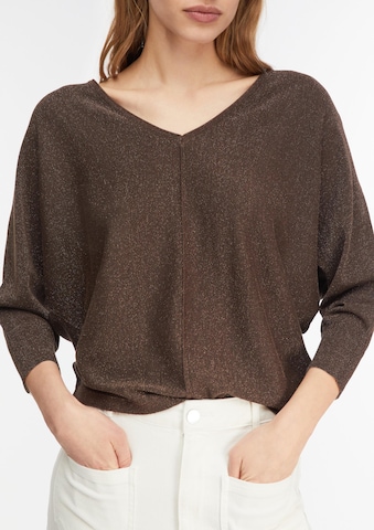 Pull-over COMMA en marron