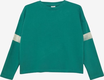 Sweat-shirt s.Oliver en vert : devant