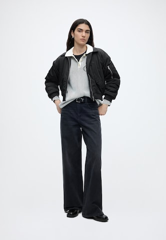 Calvin Klein Jeans regular Φθινοπωρινό και ανοιξιάτικο μπουφάν σε μαύρο