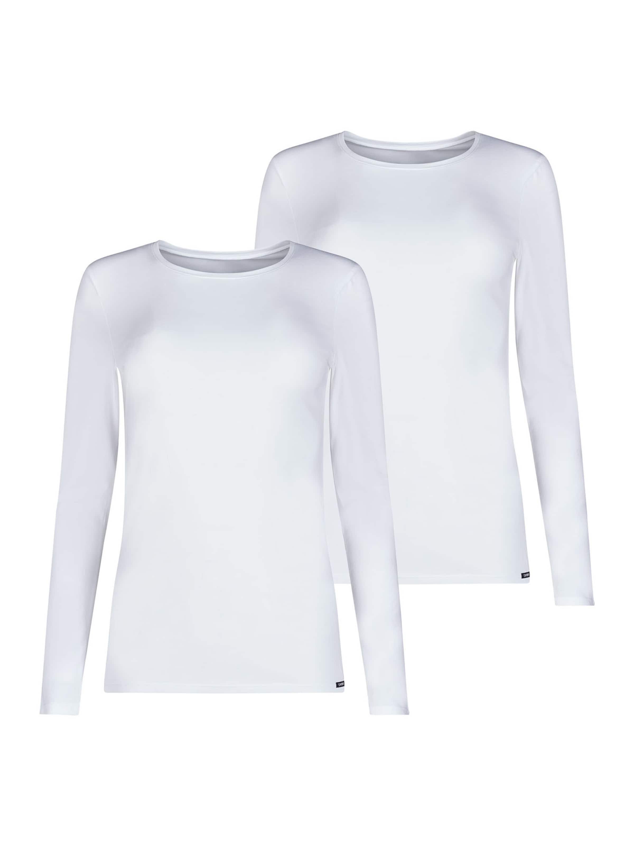 T-shirt ' Cotton Essentials ' Skiny en blanc : devant