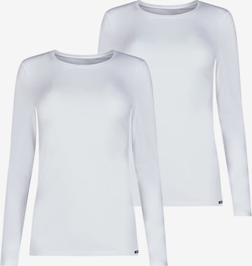 T-shirt ' Cotton Essentials ' Skiny en blanc : devant