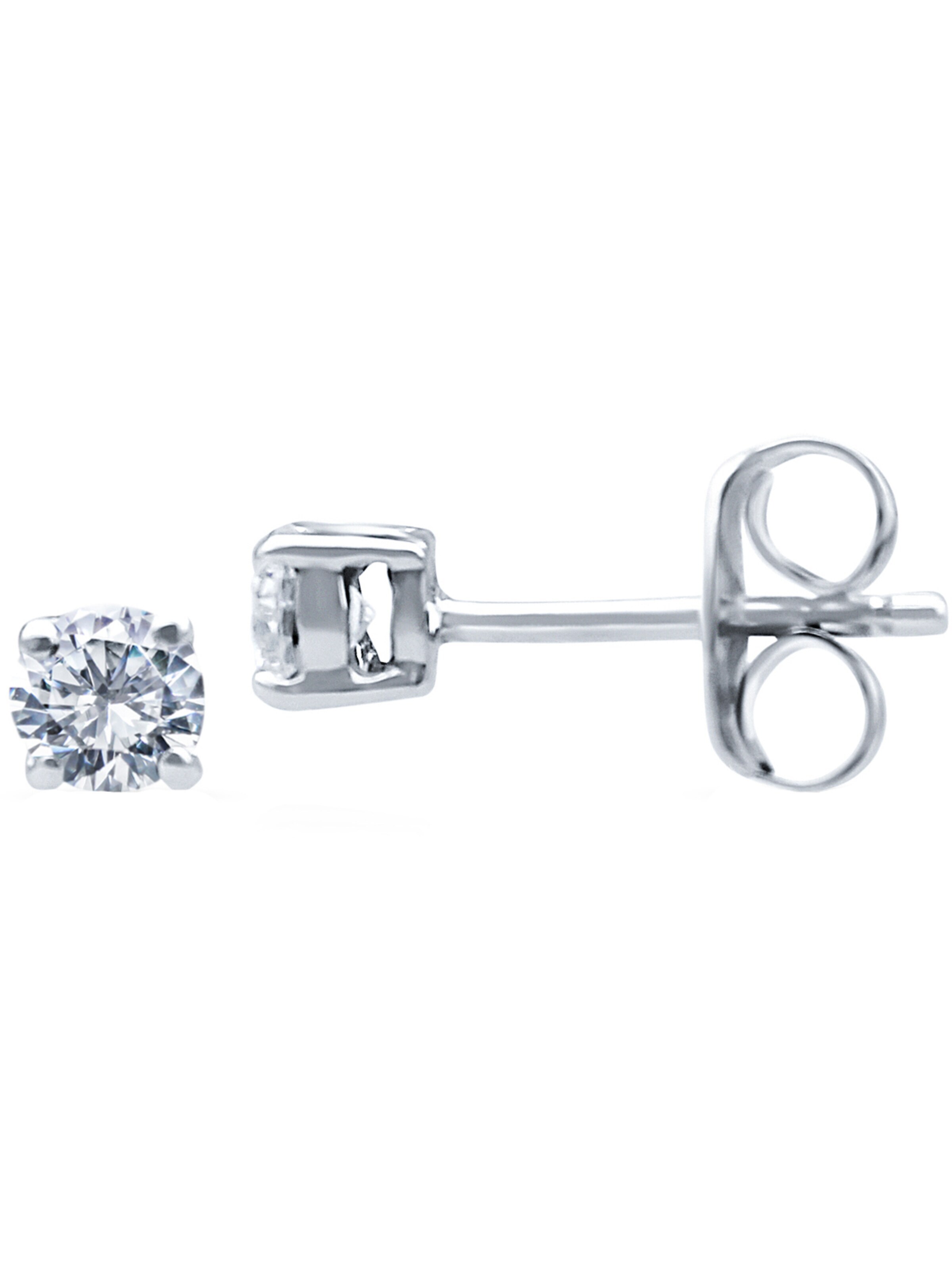 Eye Candy Earrings 'ECJ-ER0147' in Silver: front