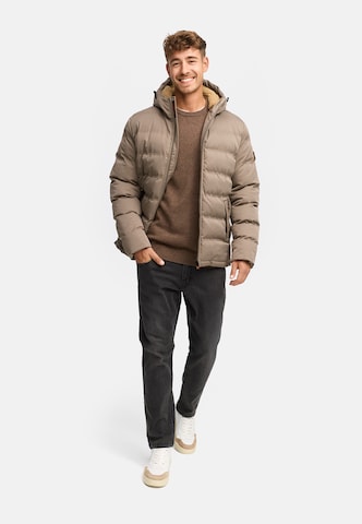 INDICODE JEANS Winter jacket ' Nemos ' in Brown