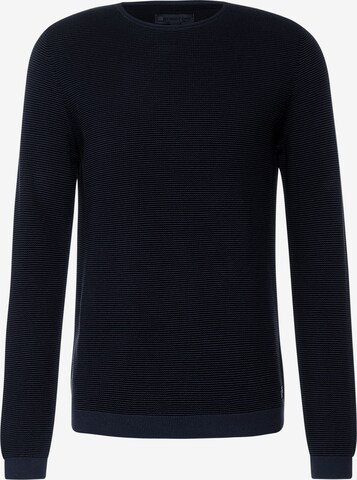 Street One MEN Sweater in Blue: front