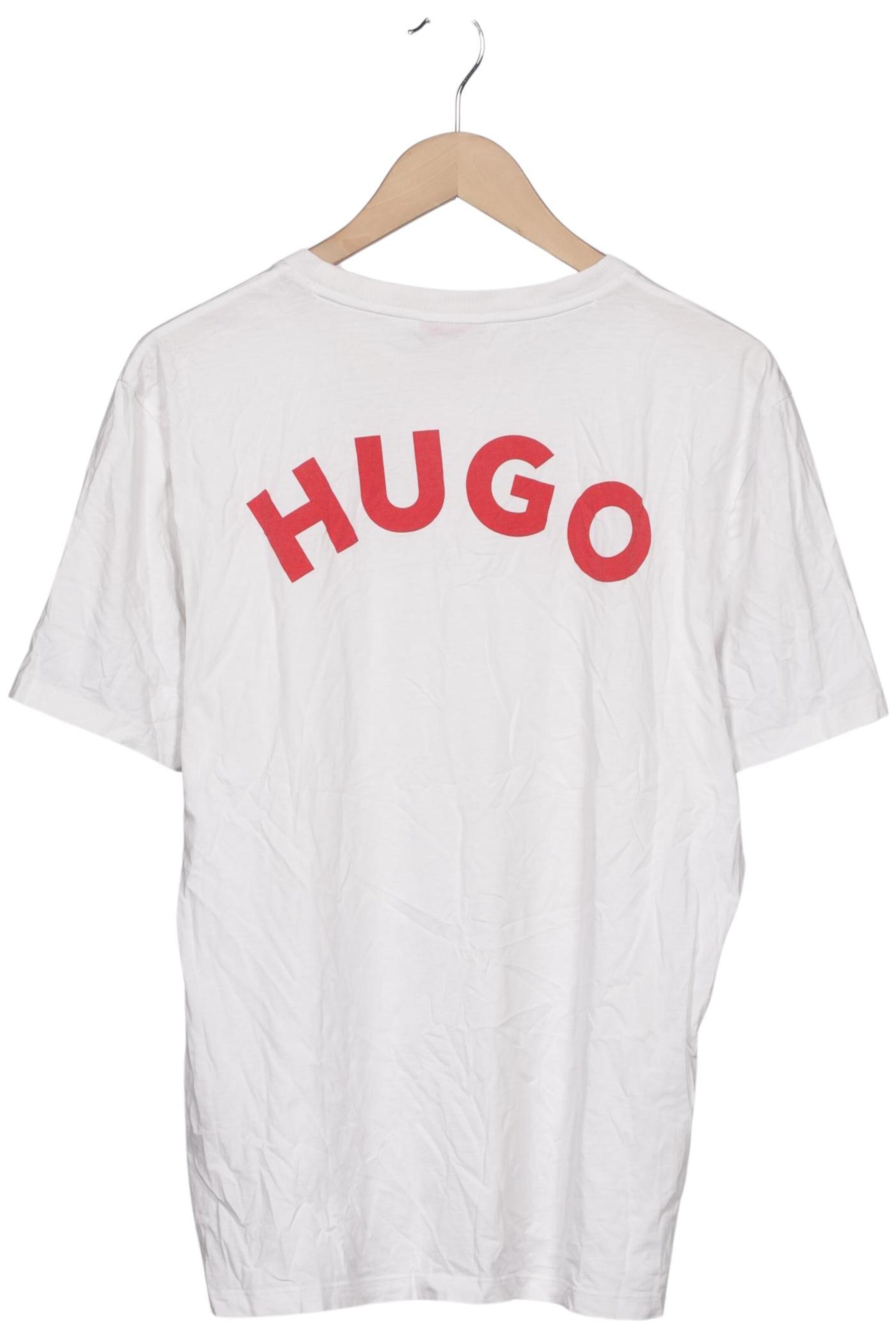 HUGO T-Shirt L in Weiß