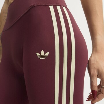ADIDAS PERFORMANCE Skinny Sportbyxa 'Superstar' i röd