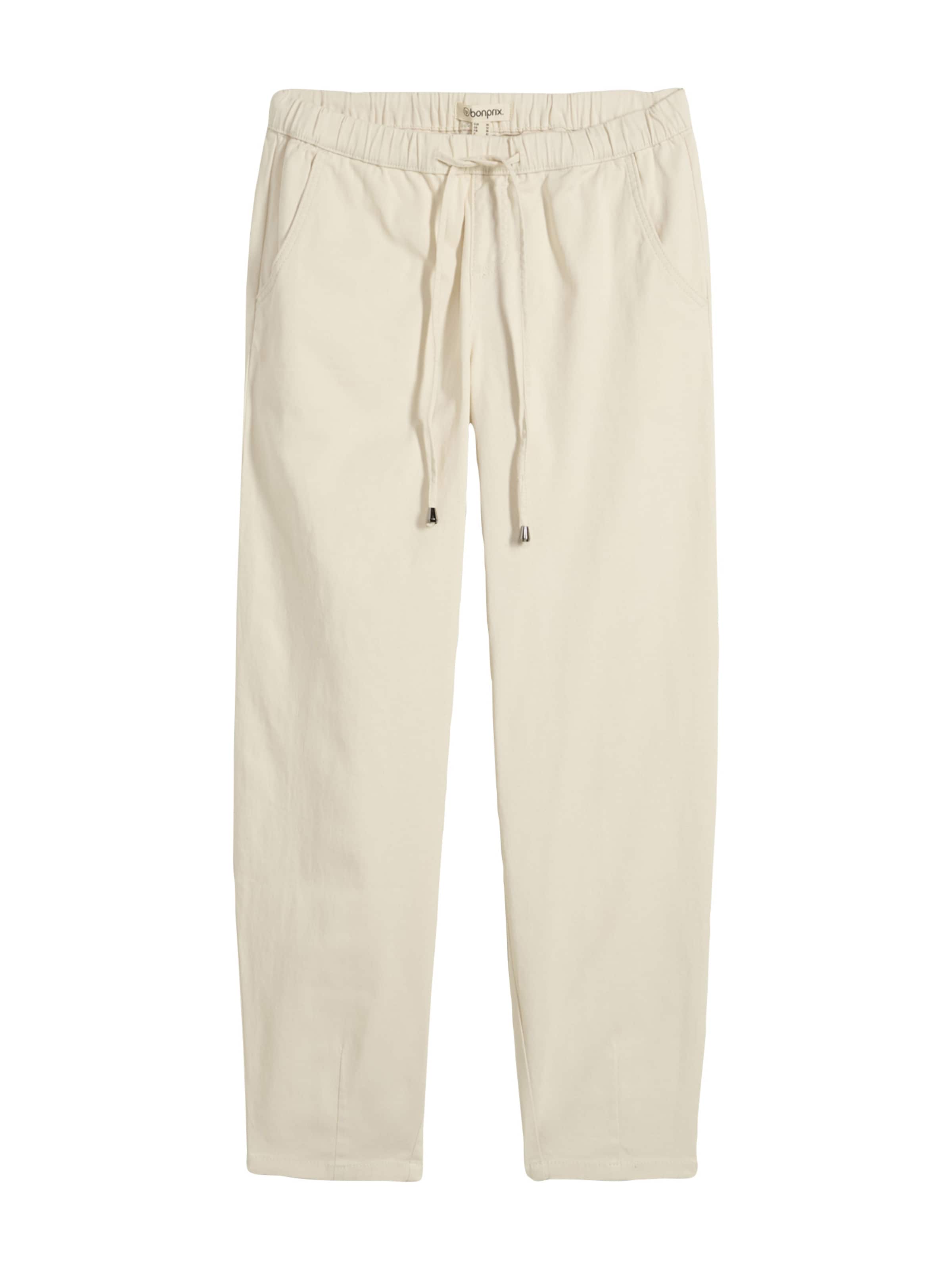 bonprix Loosefit Jeans in Beige: voorkant