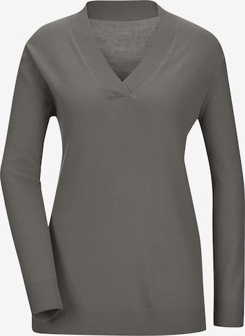 Pull-over MADELEINE en gris : devant