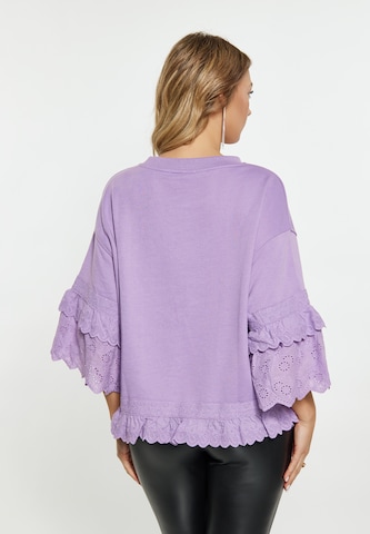 purpurinė faina Megztinis be užsegimo