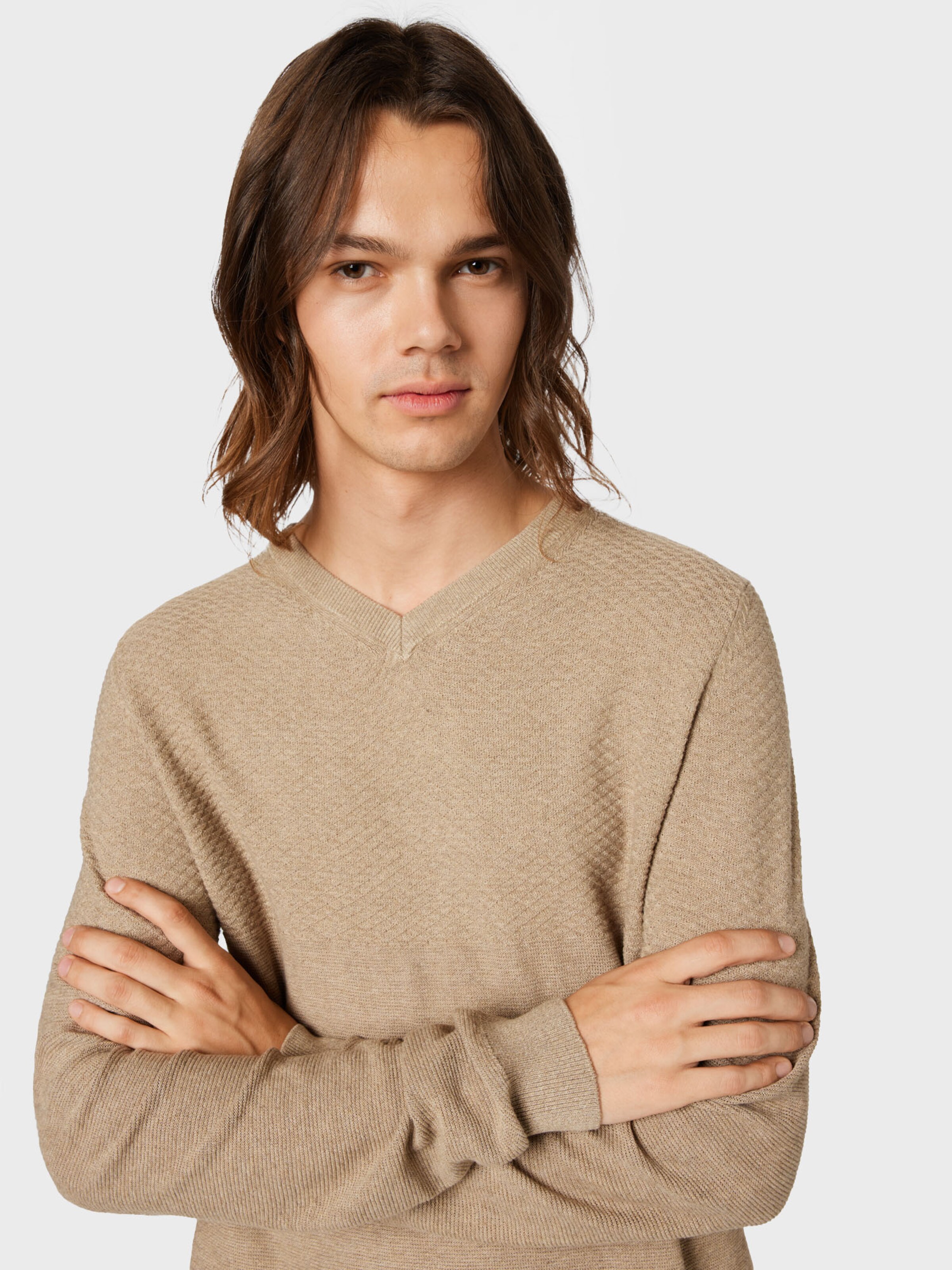 Männer Pullover & Strick JACK & JONES Pullover in Chamois - QD77981 Männer Pullover & Strick JACK & JONES Pullover in Chamois - QD77981