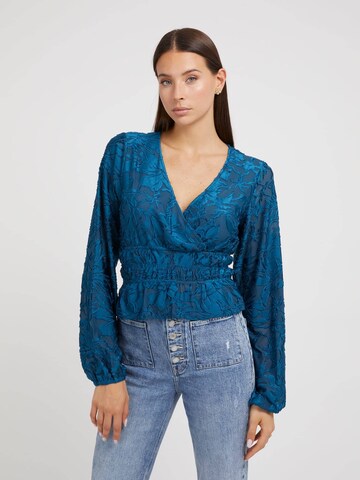 GUESS Bluse in Blau: Vorderseite