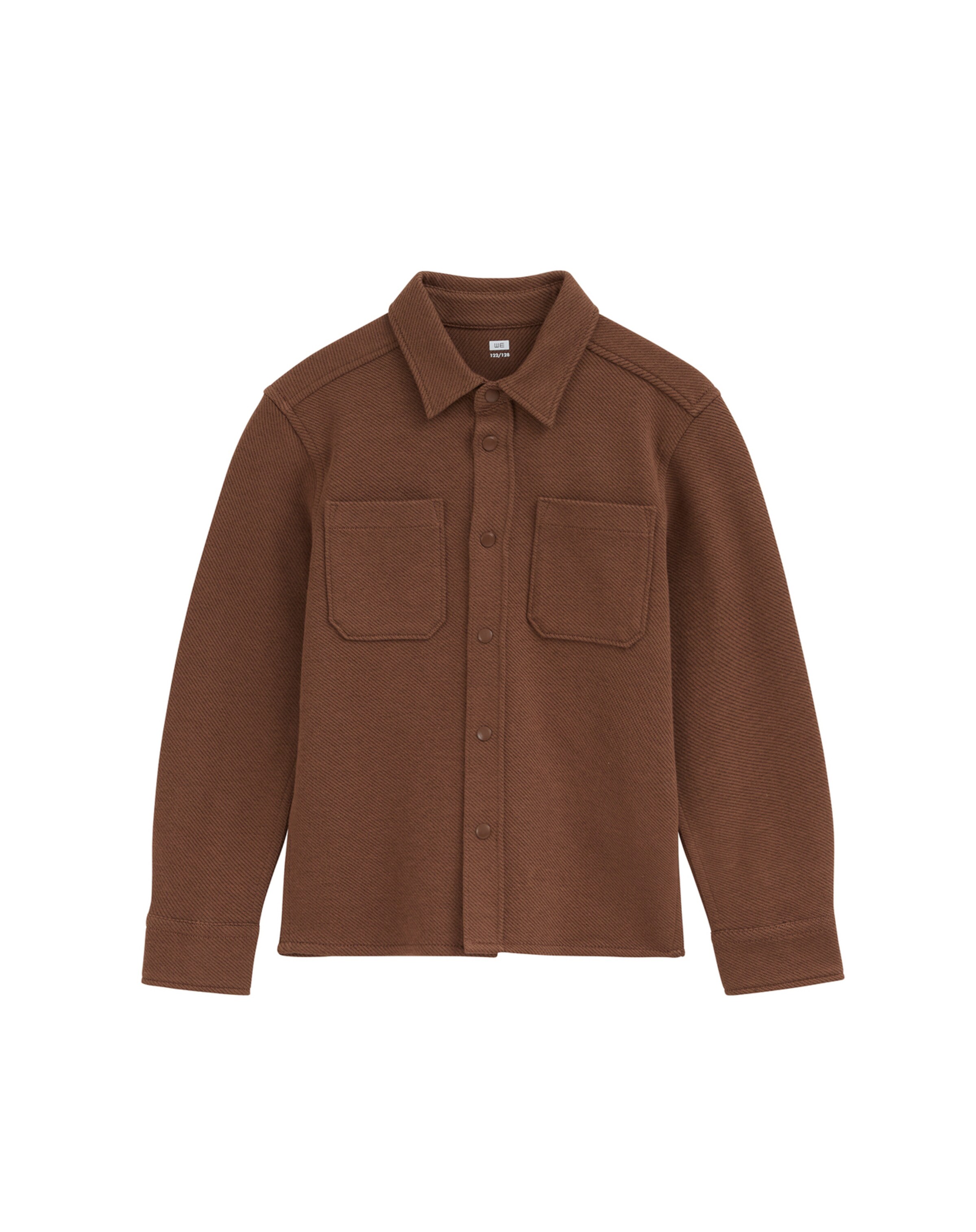 WE Fashion Bluza rozpinana w kolorze brązowy: przód