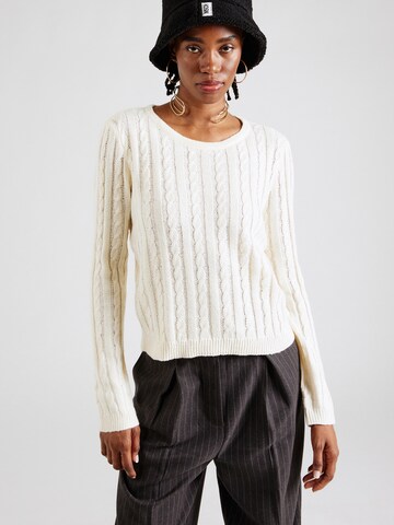 VERO MODA - Pullover 'VEO' em bege: frente