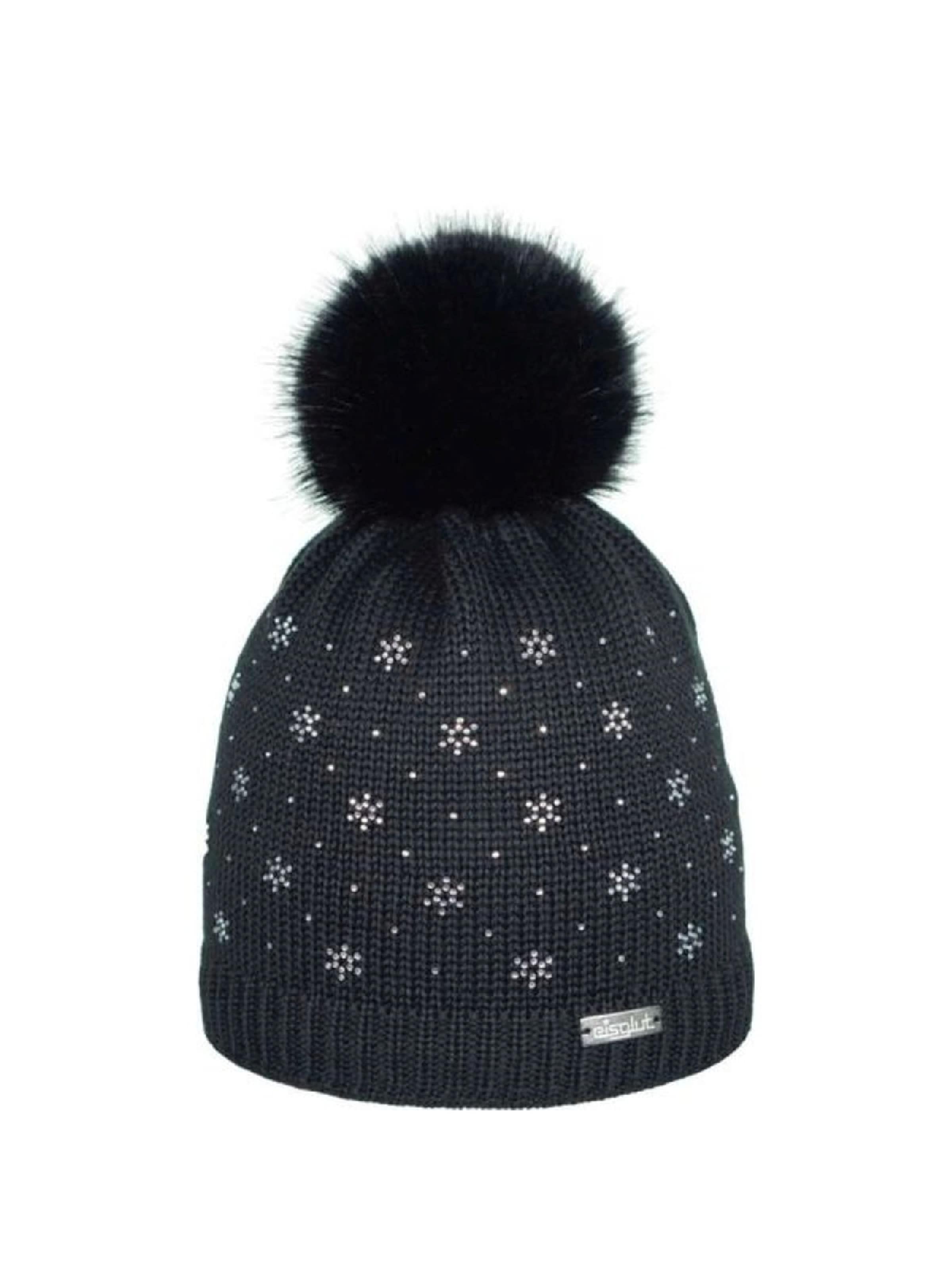 Eisglut Pipo 'Eval Crystal' värissä musta: etupuoli