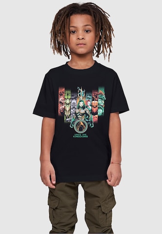 ABSOLUTE CULT T-Shirt 'Aquaman - Unite The Kingdoms' in Schwarz: predná strana