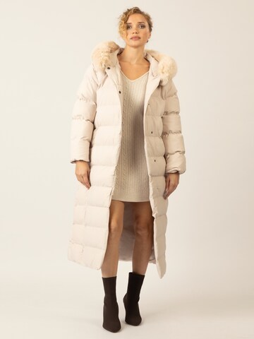 APART Winter Coat in Beige