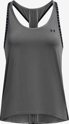 UNDER ARMOUR Sporttop 'Knockout' in Grijs: voorkant