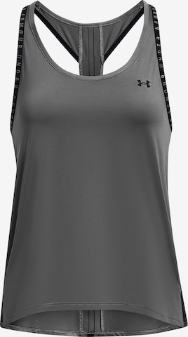 UNDER ARMOUR Sporttop 'Knockout' in Grau: predná strana