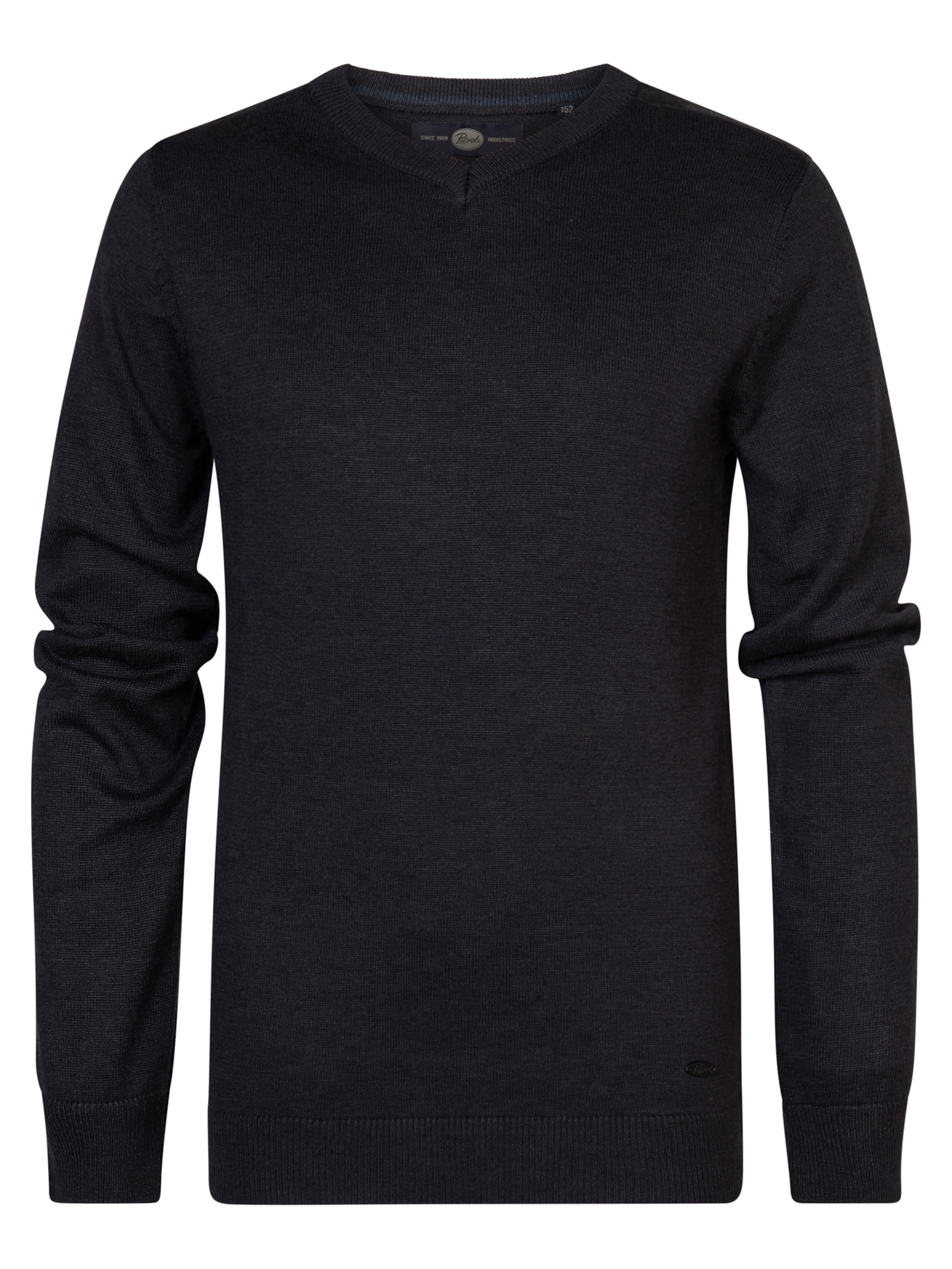 Petrol Industries Trui 'Kotzebue' in Blauw: voorkant